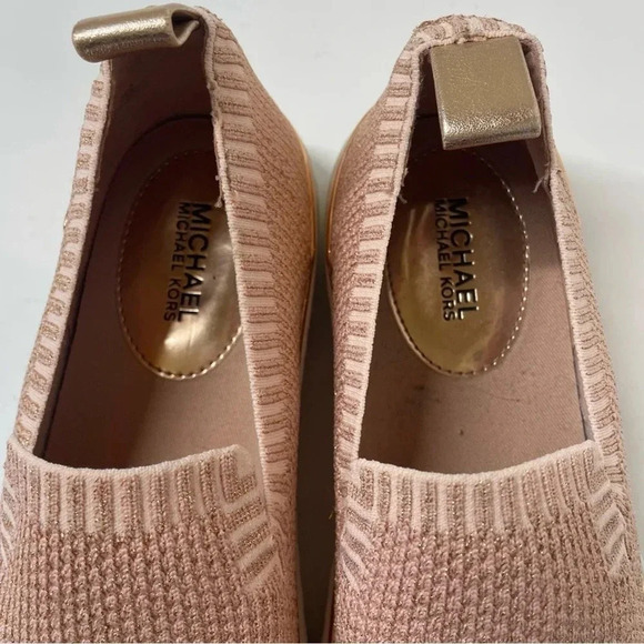 MICHAEL Michael Kors Women's Skyler Slip-On Sneakers Rose Gold Size 9 - Picture 4 of 8